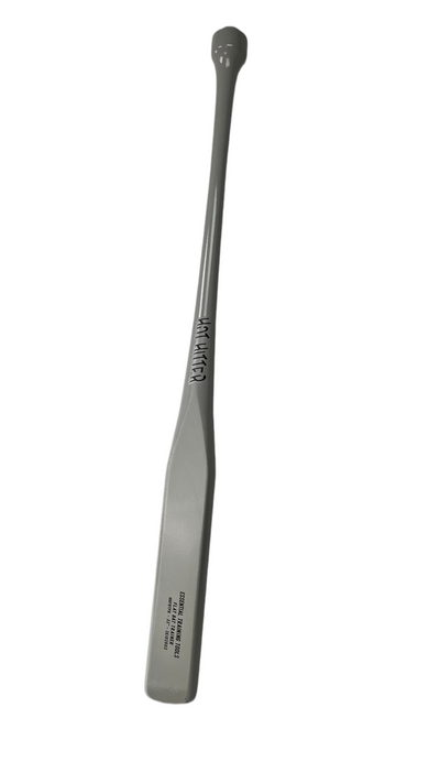 Flat bat trainer gray front view baseball softball 