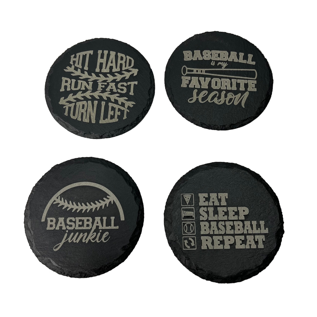 4pc Coaster set - Diamond King | Hot Hitter - Baseball Shop