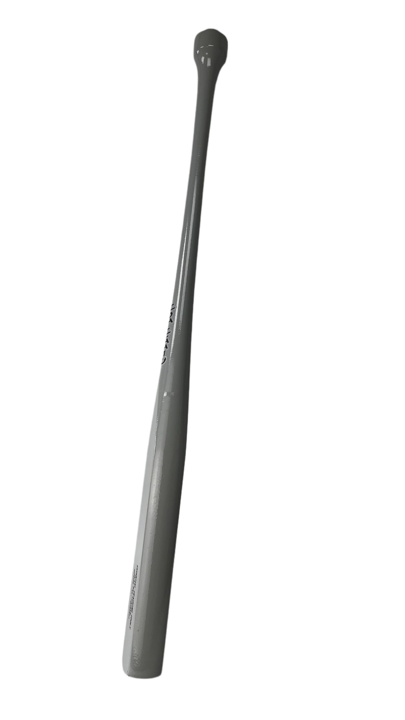 Flat bat trainer gray side view baseball softball