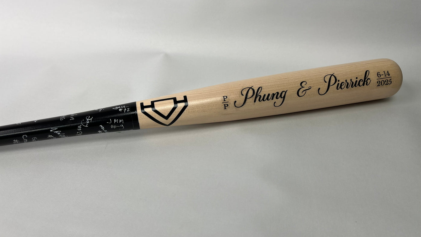Wedding trophy bat
