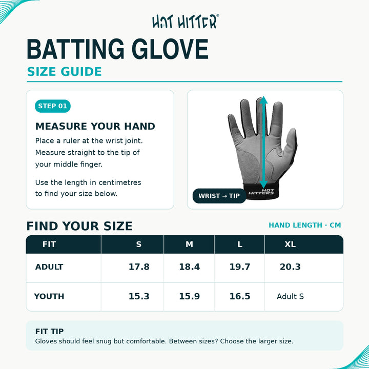 Extra Innings Long Cuff Batting Gloves | Purple &amp; Gold - Diamond King | Hot Hitter - Baseball Shop