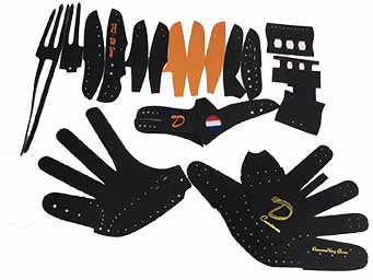 Gants De Baseball Diamond Designs - Manchette Longue - Blanc/gris - Taille M Jeune - Neufs