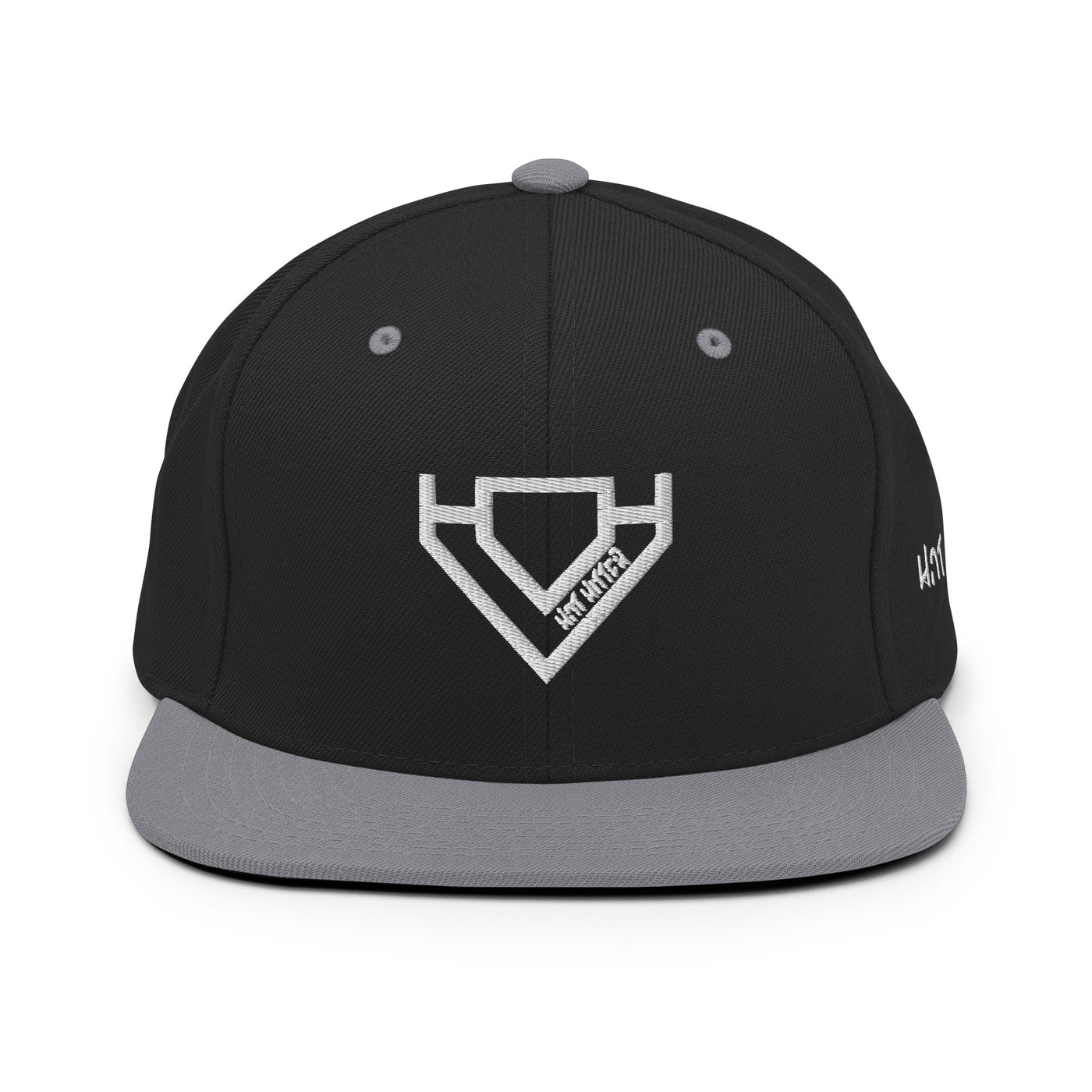 HH Classic Black & Silver Snapback Cap