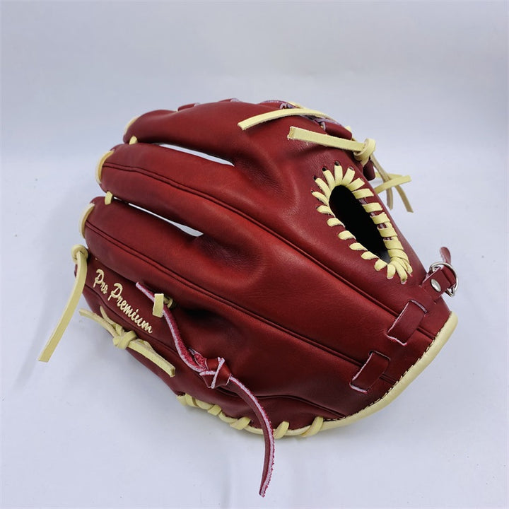 11.75” CBPP Bordeaux &amp; Bone Pitchers Glove - Diamond King | Hot Hitter - Baseball Shop
