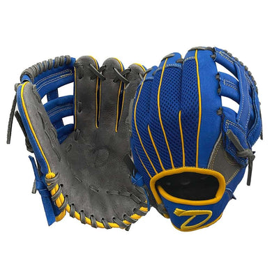 Play-ball 11” Blue & Gray Baseball Glove - Hot Hitters | Baseball & Softball Shop - baseball softball shop online europe shipping 