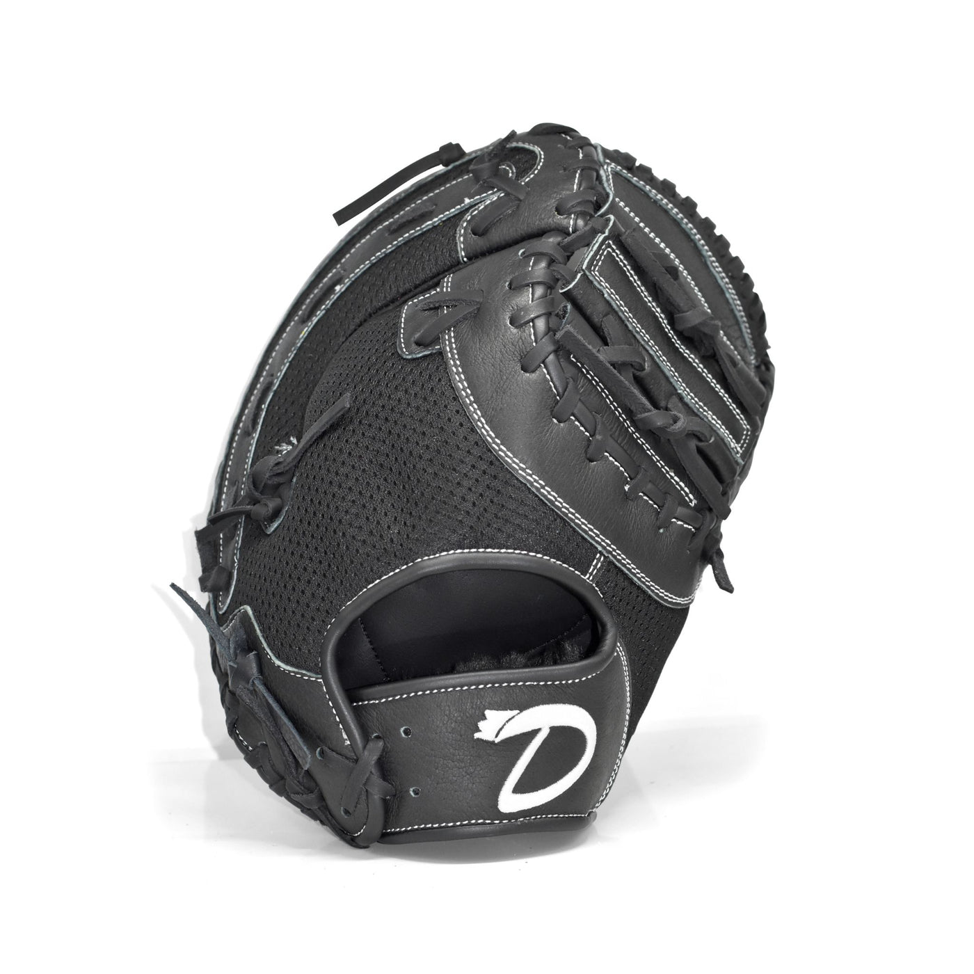 Play-ball 12.5” Black Baseball First Base Mitt