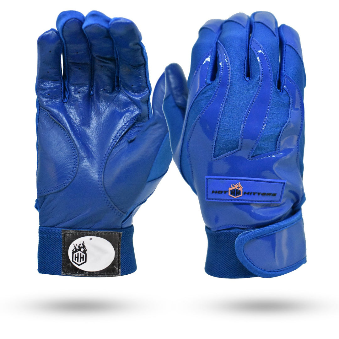 DIAMOND DESIGNS Gants de Baseball Batteur Manchette Longue Blanc Tan DIAMOND DESIGNS Gants de Baseball Batteur Manchette Longue Blanc Tan