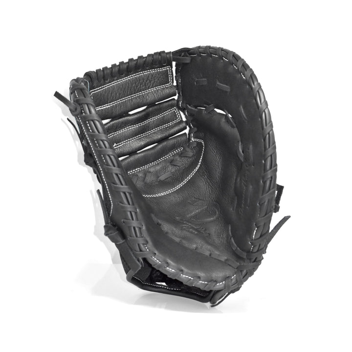 Play-ball 12.5” Black Baseball First Base Mitt - Diamond King | Hot Hitter - Baseball Shop