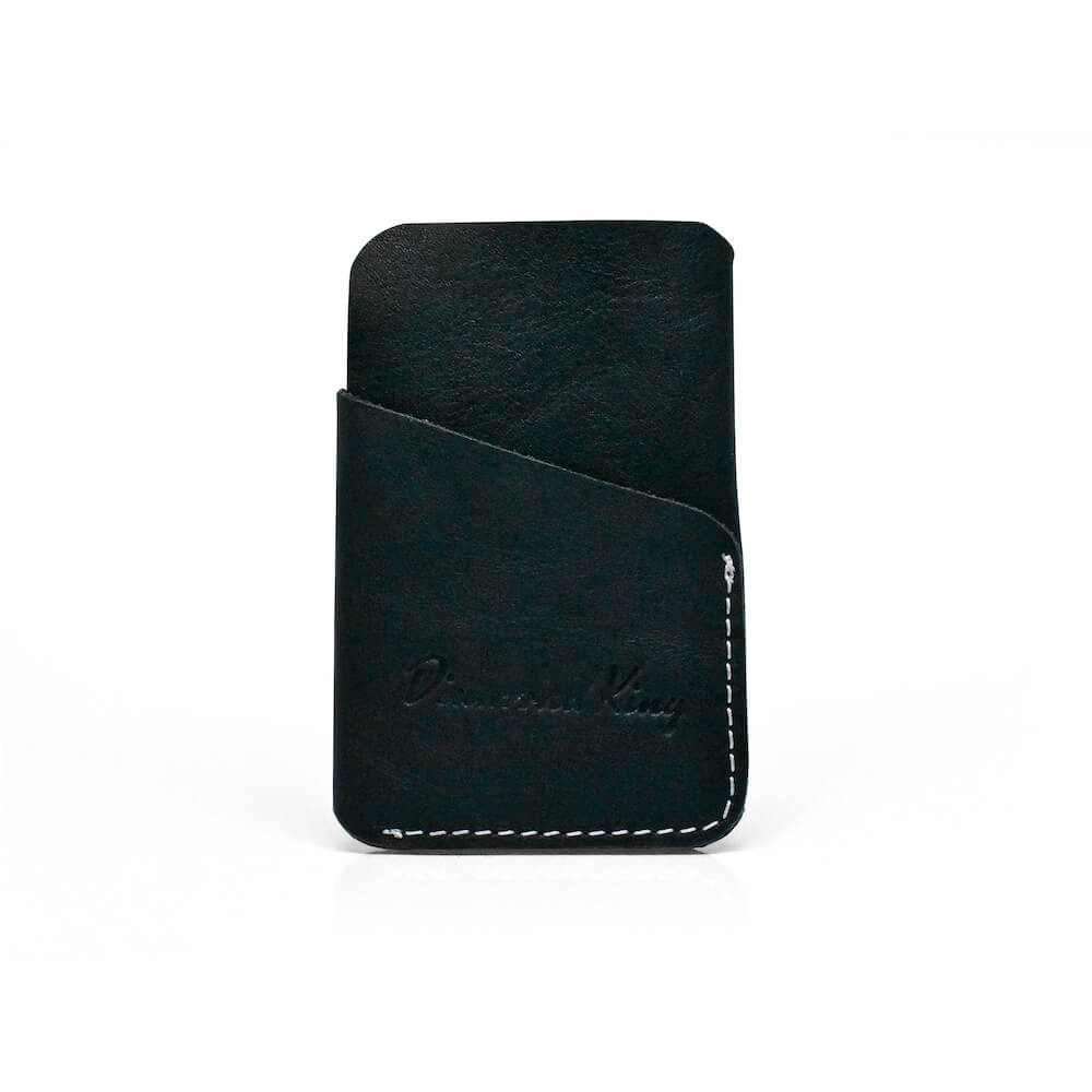 slim card sleeve wallet Handcrafted Slim Sleeve Leather Wallet — Cozy Handmade