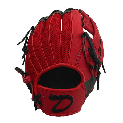 Play-ball 11.25” Red & Black Baseball Glove - Hot Hitters | Baseball & Softball Shop - baseball softball shop online europe shipping 