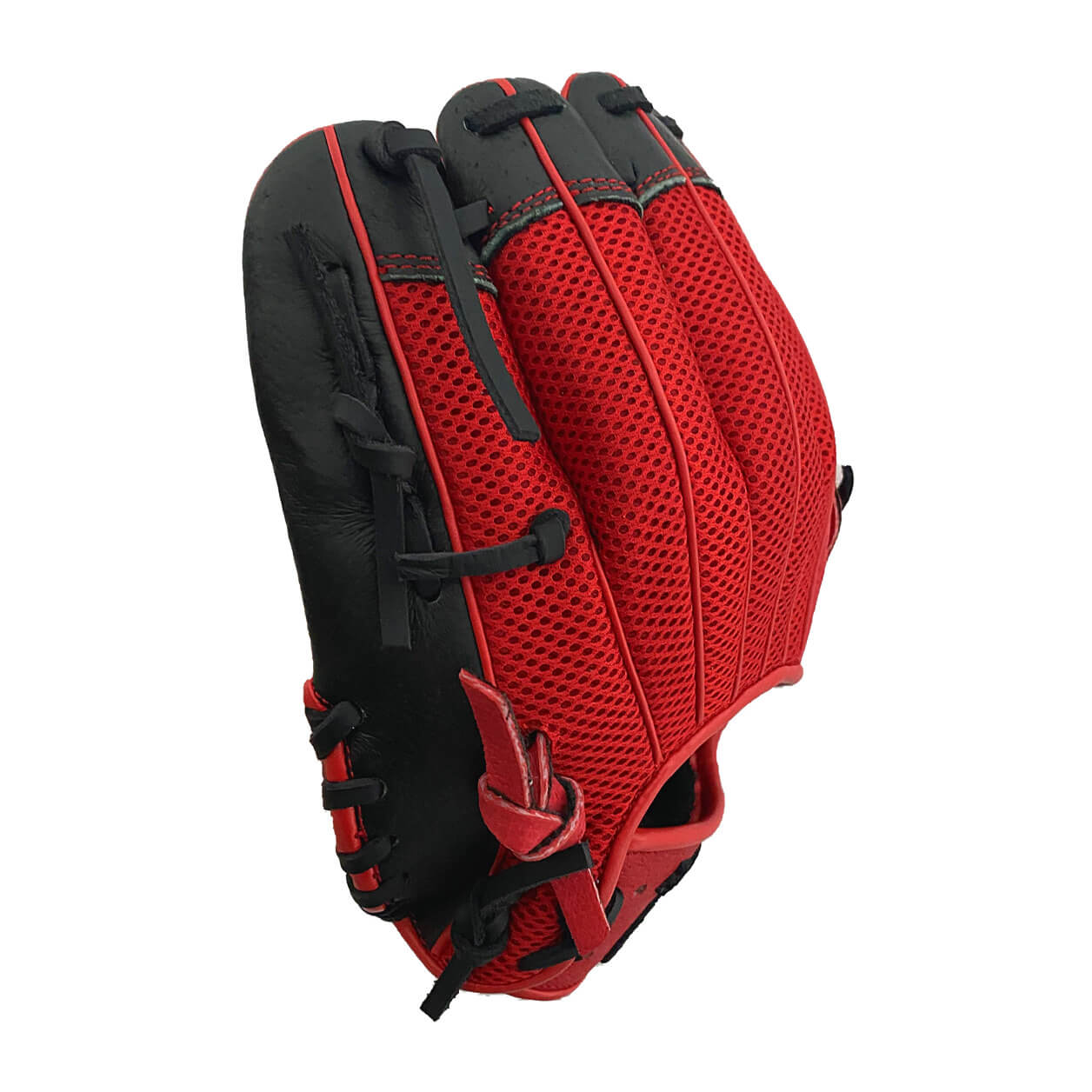 Play-ball 11.25” Red & Black Baseball Glove - Hot Hitters | Baseball & Softball Shop - baseball softball shop online europe shipping 