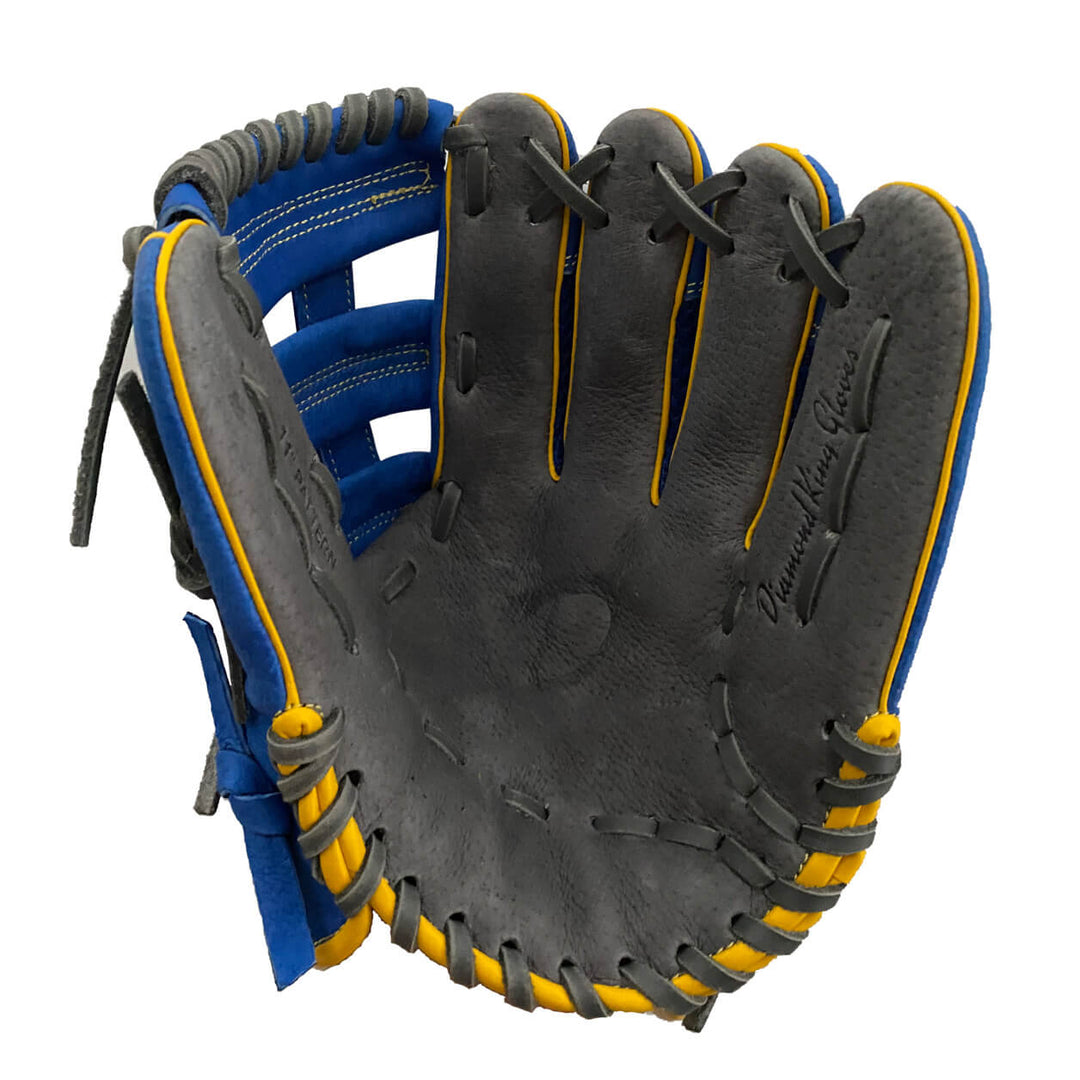 Play-ball 11” Blue &amp; Gray Baseball Glove - Hot Hitters | Baseball &amp; Softball Shop - baseball softball shop online europe shipping 
