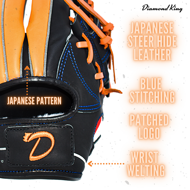 EU Series - Netherlands 11.25inch DKS Hinged I-WEB Infielder Glove - Hot Hitters | Baseball &amp; Softball Shop - baseball softball shop online europe shipping 