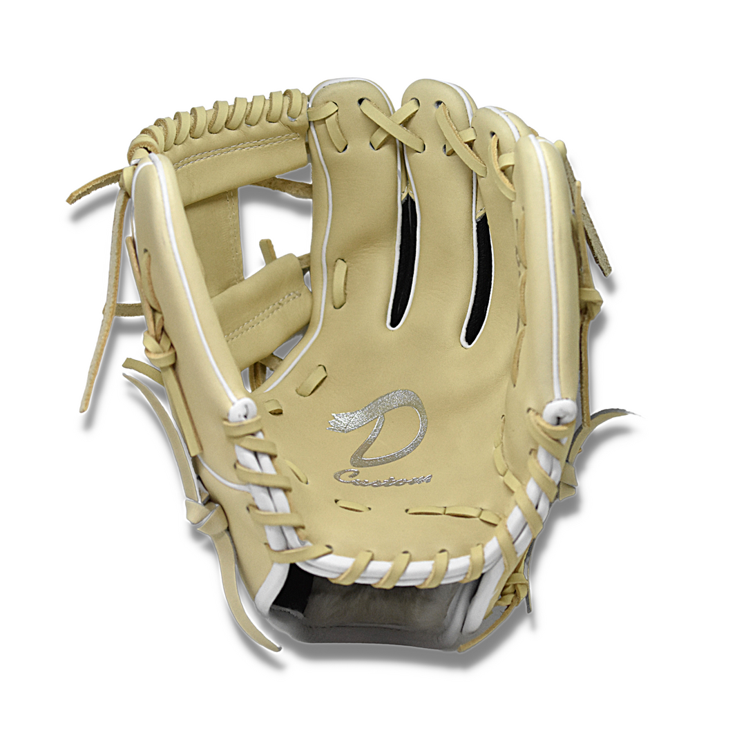 11.75" DKS - Camel &amp; Black Infielder Glove RM - Diamond King | Hot Hitter - Baseball Shop